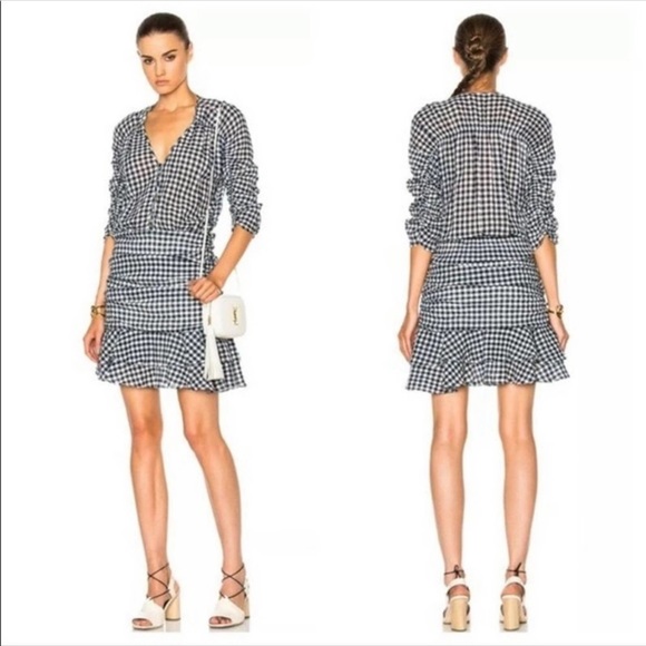 Veronica Beard Dresses & Skirts - VERONICA BEARD Campbell gingham dress Sz M/6